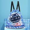 Bolsa de natación para niños Separable húmedo y seco Zapatos Gafas de natación Mochila impermeable Bolsa de almacenamiento para natación Bolsa de aseo con cordón