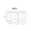 Caja de Zapatos Transparente para Mascotas Acrílico Estante Lateral con Tapa a Prueba de Polvo Gabinete Grande para Zapatos Estante de Exhibición para Almacenamiento de Tenis