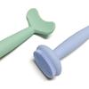 Nova escova de máscara dupla de silicone cabelo macio limpeza facial massagem facial removedor de maquiagem escova ferramentas de beleza escova de lama em arco