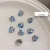 K9 Huevo de Paloma Pila Taladro Uñas Arte Joyería Boutique Hecho a Mano Terminado Ovalado Pila Taladro Uñas Tridimensional