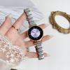 Pulseira de Relógio de Metal Irregular Adequada para Samsung Huawei Gt5 Gt6 18 20 22mm Pulseira com Fecho Borboleta