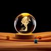 Fábrica Directa Sirena Bola de Cristal 3d Grabado Láser Interno Haciendo Luz Nocturna Luminosa Pequeños Adornos Al Por Mayor