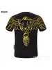 Estilo Europeo y Americano Nueva Camiseta Casual para Hombre con Impresión 3D de Alta Calidad de Cabeza de Fantasma con Llamas