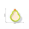 Paisaje Mini Frutero Sandía Fresa Comida Juego DIY Gel de Crema Pasador Adorno Accesorios Mini Adornos Pequeños