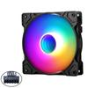 Ventilador de caja Phantom de 2.ª generación, 6 pines, 12 cm, para ordenador de escritorio, refrigerado por aire, RGB, luminoso, 12025, LED, silencioso
