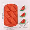 Molde de silicona para rejilla de hielo con forma de fruta, decoración para pastel de chocolate, herramientas para hornear, molde de yeso para vela perfumada DIY
