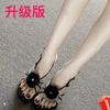 Celebridad de Internet Estilo Hada Camelia con Sandalias de Falda para Mujer 2024 Verano Nuevo Estilo Hermosas Sandalias de Tacón Alto para Uso Exterior Sandalias y Pantuflas