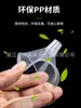 Boquilla universal para medir la capacidad pulmonar, desechable, engrosada, transparente, adecuada para las pruebas de aptitud física de estudiantes de secundaria.