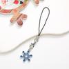Adornos para teléfono con forma de caja de regalo pequeña de Navidad transfronteriza, colgante de Papá Noel, mini cadena para teléfono, colgante de joyería para mujer