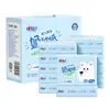 Impresión de corazón a corazón bebé suave leche colcha papel crema papel 100 humo tres capas papel de cocina servilleta hogar suave empaque