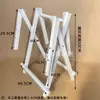 Accesorios de Soporte de Mesa Portátil para Mesa de Comedor en Casa, Patas de Mesa Simples de Hierro Metálico, Base de Mesa Cuadrada Plegable Portátil