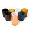Vaso para Velas Clásico 8090 Frasco para Velas de Aromaterapia Vaso de Vidrio con Spray Personalizado Venta al por Mayor