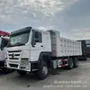 Exportação Transfronteiriça de Caminhão Basculante Remanufaturado Sinotruk Howo, 371 Cavalos de Potência, Caminhão Basculante 6X4 para Transporte de Terra e Cascalho, Caminhão Pesado