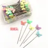 Pines de Mariposa Personalizados de Colores, Pines de Posicionamiento para Patchwork de Costura de Ropa, 100 Piezas/Caja Pines de Posicionamiento de Mariposa de Colores