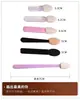 Brocha desechable para sombra de ojos de 3.3-7 cm, brocha portátil para maquillaje de ojos, mango de plástico, cabeza de esponja, maquillaje, herramientas de maquillaje