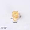 Acessórios Yiwu Venda quente transfronteiriça liga DIY acessórios para joias pingente dourado brilhante colar pulseira pingente coração estrela