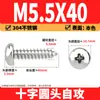 Tornillos Autorroscantes Phillips Cabeza de Lenteja de Acero Inoxidable 304 Clavos Autorroscantes Cabeza de Lenteja PA Tornillos de Rosca para Madera M1M2M3M4M5-M8