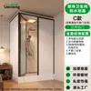 Box de chuveiro integrado para clientes no exterior que compram decoração de casa e unidades completas de banheiro e vaso sanitário com separação completa de áreas secas e molhadas