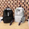 Mochila Escolar Nueva 2024 para Mujer Estilo Coreano Secundaria Superior Bolsa de Tela Campus Sencilla Estudiantes Universitarios Marca de Moda Mochila Fácil de Llevar para Hombres y Mujeres