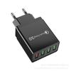 Cabezal de carga multipuerto 4USB Cabezal de carga rápida para teléfono móvil de 18 W QC3.0 + 3U2A Cargador de viaje estándar europeo y americano estándar británico