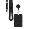 Suministro Directo Transfronterizo Portapase de Insignia Retráctil de Fácil Extracción con Portatarjeta de Identificación de Doble Cara con Recubrimiento UV, Cordón para Insignia de Trabajo, Clip para Insignia Médica