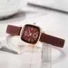 Ouki Nuevo Reloj de Pulsera Cuadrado de Alto Valor para TikTok Transfronterizo en Stock con Correa de Silicona Reloj para Estudiantes Reloj para Mujer Venta al por Mayor