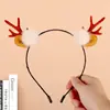 Diadema Transfronteriza de Cabeza de Reno Navideño Nuevo, Navideña para Adultos y Niños, Cornamenta Luminosa de Resina Mori, Venta al por Mayor