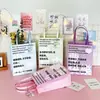 Cuerda de Papel Bolsa de Regalo Cuerda Mediana Bronceado Ins Dibujos Animados Bolsa de Compras Linda Exquisita Bolsa de Papel Kraft Al Por Mayor