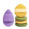 Esponja Limpiadora Facial Portátil con Forma de Guante, Espesa y Eficiente, Herramienta Limpiadora Espumosa con Forma de Gota de Agua, Removedor de Mascarillas Perezoso