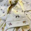 Pijama de Panda con Lazo Estilo Celebridad de Internet para Mujer, Conjunto de Dos Piezas de Camiseta de Manga Corta y Shorts para Verano, Ropa de Casa Suave y Linda Estilo Princesa
