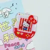Sanrio Forma de Huevo Resina Transparente Lindo Colgante Acrílico Dibujos Animados Anime Estilo Ins Accesorio Bolsa Llavero