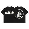 Transfronterizo Hellstar Hellstar Verano Nuevo Marca de Moda Europea y Americana Camiseta de Manga Corta Holgada para Hombre y Mujer Nfc