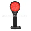 Luz Direcional Retrátil de Dupla Face LED Recarregável Luz de Sinalização Ferroviária Vermelha Piscante Indicador de Sinal Magnético