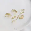 Convertidor Multiusos para Pendiente/Clip de Oreja Forma de U Almohadilla de Silicona Invisible Sin Dolor Mini Ligero Herramienta DIY Sin Perforación