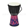 Venta al por mayor de fábrica Tambor africano Tambor de mano para niños de jardín de infantes Piel de oveja de 4 pulgadas Tela Tambor ligero Tambor de mano de Lijiang, Yunnan