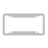 Marco Brillante para Placa de Matrícula Acero Inoxidable Cubierta para Placa de Matrícula de Coche Accesorios para Coche con Tornillos Cubierta Soporte Neutro para Placa de Matrícula de Coche de EE. UU.