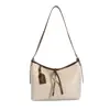 Bolso de hombro para debajo del brazo de moda transfronterizo 2026, bolso de mano tejido de gran capacidad, bolso cruzado tipo cubo