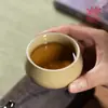 Xícara Mestra de Celadon de Longquan Xícara de Chá Kung Fu Par Pessoal de Xícaras Cerâmica Xícara de Chá Longevidade Xícara Única Presente de Dia dos Pais