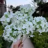 Juego de 7 flores de hortensia artificiales, perfectas para arreglos florales de boda, decoraciones de pared, decoraciones de pasillo, arreglos de suelo, exhibiciones florales de exterior y decoraciones de salón de bodas