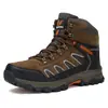 Zapatos de senderismo para hombre de gran tamaño transfronterizos para otoño e invierno, zapatos de trekking altos para hombre con forro de vellón para abrigar, botas de nieve para exteriores para hombre