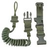 Cordón Táctico para Exteriores Cuerda para Pistola Anti-Pérdida Militar Fan Cuerda de Resorte Elástico Llavero Colgante Cuerda