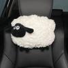 Caja de pañuelos para coche, reposabrazos, papel, decoración interior, creativa, con forma de oveja de peluche