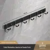 Gancho de Parede sem Furos para Banheiro, Cabide de Parede Adesivo Atrás da Porta do Vaso Sanitário, Gancho de Casaco, Gancho Forte para Armazenamento