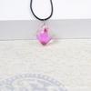 Directo de Fábrica narcisos de flor real más collar de crisantemo de cristal colgante de cristal cuadrado Flor Seca joyería