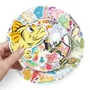 50 adesivos decorativos DIY de criaturas marinhas de desenho animado para notebook, mala, AliExpress, adesivos de grafite de comércio exterior