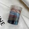 Liga de Goma Enlatada Básica Liga para el Cabello Macaron Liga de Goma Estilo Ins de Aspecto Sofisticado Versátil Liga de Goma Liga para el Cabello
