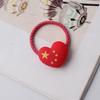 Diadema con bandera roja de cinco estrellas para el día nacional, flequillo lateral, pasador, linda liga para el pelo, accesorios para el cabello, pasador, pinza pequeña para niños, tocado