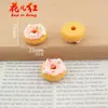 Nuevas Donas Coloridas Simuladas, Juguetes de Comida, Accesorios de Resina con Pegamento de Crema DIY, Accesorios para el Cabello, Colgantes, Adornos Decorativos