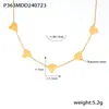 Francés Nuevo Estilo Moda Retro Sencillo Lujo Ligero Diseño Nicho Acero Titanio Chapado en Oro Colgante Collar de Cuentas de Concha de Alto Brillo Joyería