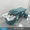 Lavabo Cerámico de Acero Inoxidable para Terapia Capilar, Lavado Estilo Tailandés, Circulación de Agua, Vaporización y Evaporación, Especializado para Salones de Belleza, Centros de Masaje y Peluquerías